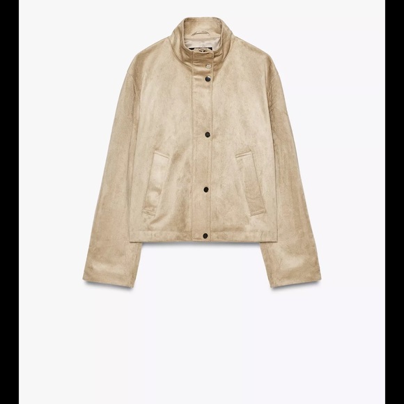 FAUX SUEDE JACKET - Picture 8 of 10